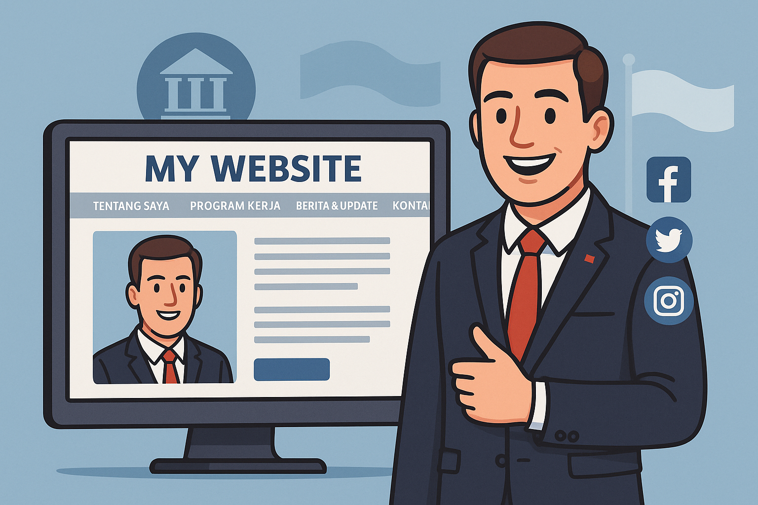 Manfaat Website Pribadi bagi Seorang Politisi di Era Digital